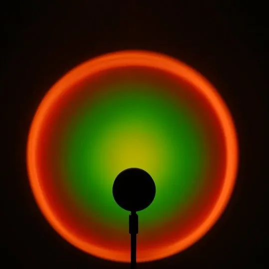 Rainbow Green 180° Μοντέρνο LED Φωτιστικό Δαπέδου Υ94εκ. με Ρυθμιζόμενο Λευκό Φως σε Μαύρο Χρώμα - 00821