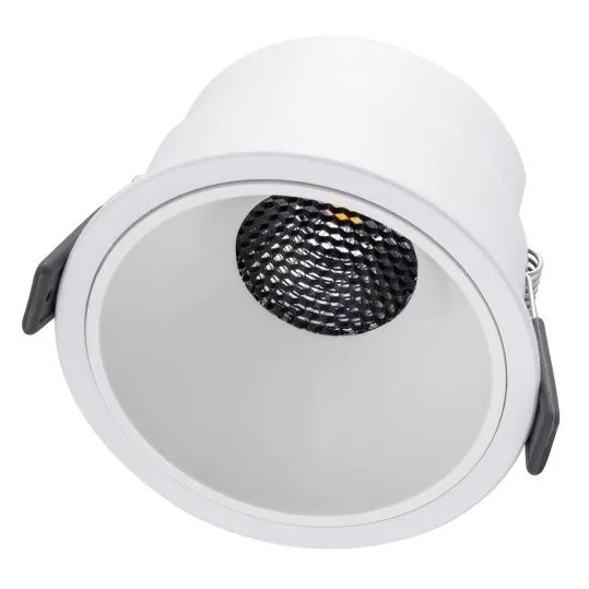 PLUTO-B Στρογγυλό Μεταλλικό Χωνευτό Σποτ με Ενσωματωμένο LED και Φυσικό Λευκό Φως σε Λευκό χρώμα 10.4x10.4cm - 60260