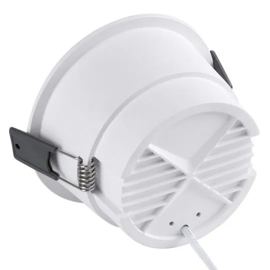 PLUTO-B Στρογγυλό Μεταλλικό Χωνευτό Σποτ με Ενσωματωμένο LED και Φυσικό Λευκό Φως σε Λευκό χρώμα 10.4x10.4cm - 60260