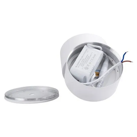 Omega Μονό Σποτ με Ενσωματωμένο LED και Θερμό Φως σε Λευκό Χρώμα - 60299