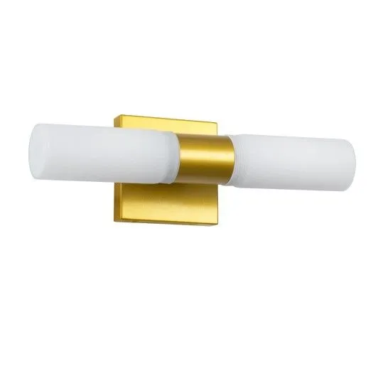 Anais Μοντέρνο Φωτιστικό Τοίχου με Ντουί G9 σε Χρυσό Χρώμα Πλάτους 34cm - 60409