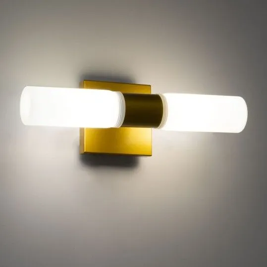 Anais Μοντέρνο Φωτιστικό Τοίχου με Ντουί G9 σε Χρυσό Χρώμα Πλάτους 34cm - 60409