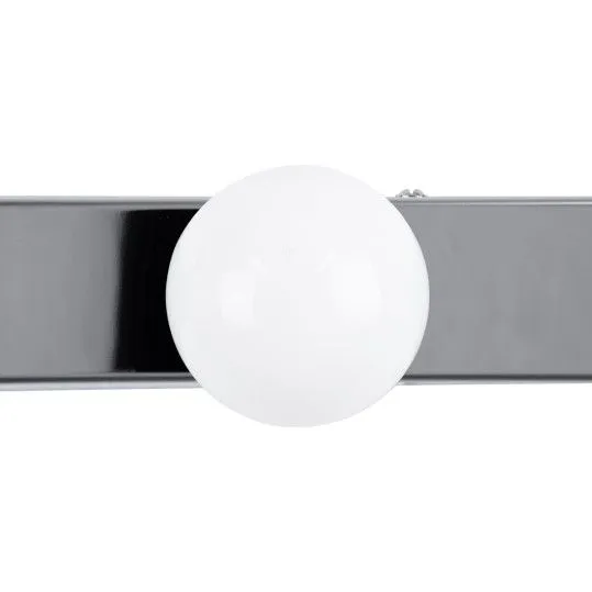 BELLA Μοντέρνο Φωτιστικό Τοίχου με Ενσωματωμένο LED και Φυσικό Λευκό Φως σε Λευκό Χρώμα Πλάτους 70cm - 60453