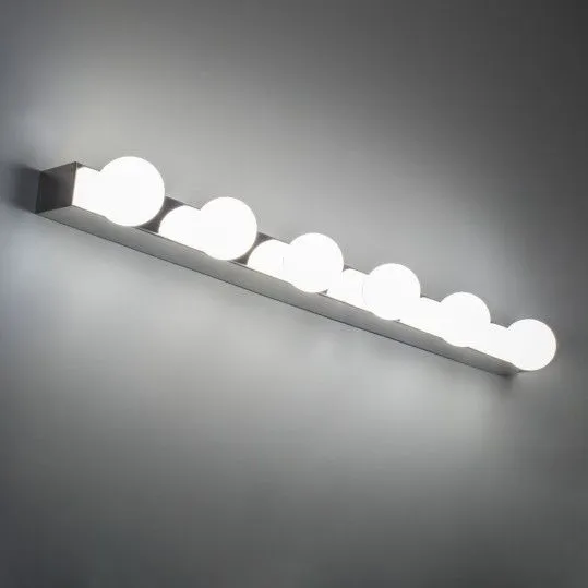 BELLA Μοντέρνο Φωτιστικό Τοίχου με Ενσωματωμένο LED και Φυσικό Λευκό Φως σε Λευκό Χρώμα Πλάτους 70cm - 60453