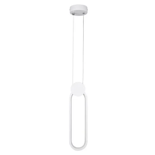 Ildi Μοντέρνο Κρεμαστό Φωτιστικό με Ενσωματωμένο LED σε Λευκό Χρώμα - 61089