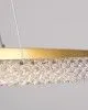 Diamond Μοντέρνο Κρεμαστό Φωτιστικό με Ενσωματωμένο LED σε Χρυσό Χρώμα - 61131