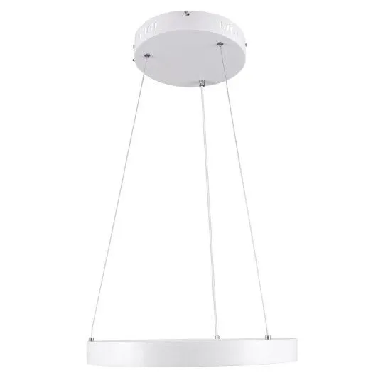 Nemesis Μοντέρνο Κρεμαστό Φωτιστικό με Ενσωματωμένο LED σε Λευκό Χρώμα - 61156