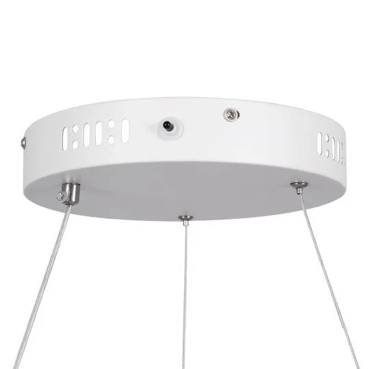 Nemesis Μοντέρνο Κρεμαστό Φωτιστικό με Ενσωματωμένο LED σε Λευκό Χρώμα - 61156