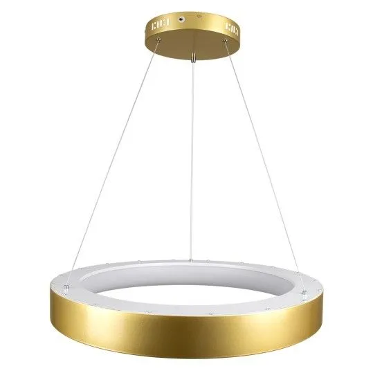 Κρεμαστή Πλαφονιέρα Οροφής Δαχτυλίδι-Κύκλος LED με Εναλλαγή Φωτισμού All In One - SALEM 61247