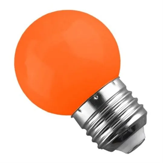 Λάμπα LED E27 G45 2W Πορτοκαλί Light
