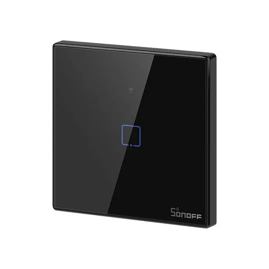 Sonoff Τouch Wi-Fi wireless wall smart switches Black - T3EU1C-TX-EU-R2