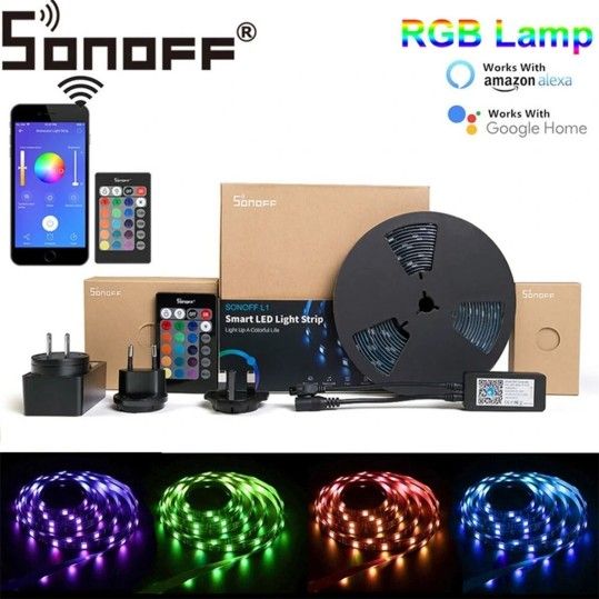 Sonoff Wi-Fi Αδιάβροχη Ταινία LED RGB 5M - L1-5M-EU-GR-R2