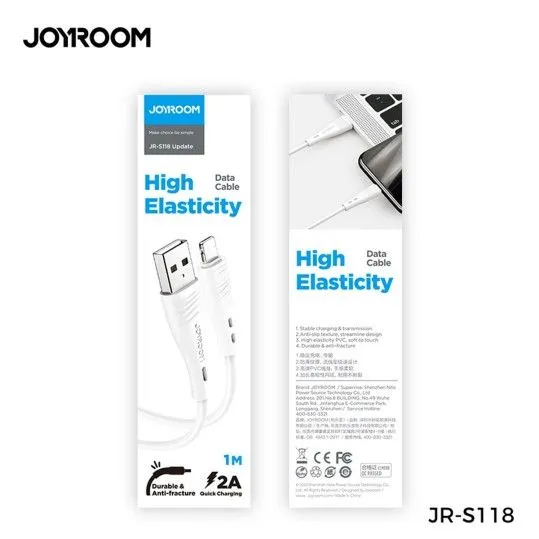 Joyroom Originals Καλώδιο Φόρτισης Fast Charging Data iPhone 1M από Regular USB 2.0 σε 8 Pin Lightning Μπλε - JR-S118 