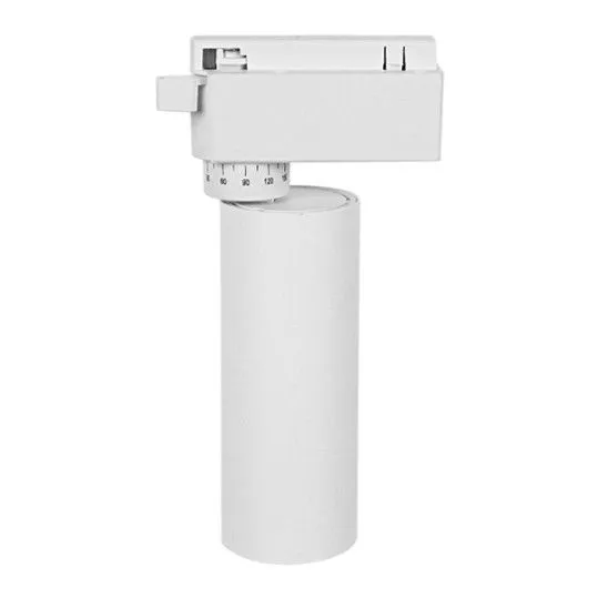 Μονοφασικό Bridgelux COB LED Λευκό Φωτιστικό Σποτ Ράγας 10W Φυσικό Λευκό 