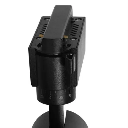 Μονοφασικό Bridgelux COB LED Μάυρο Φωτιστικό Σποτ Ράγας 30W