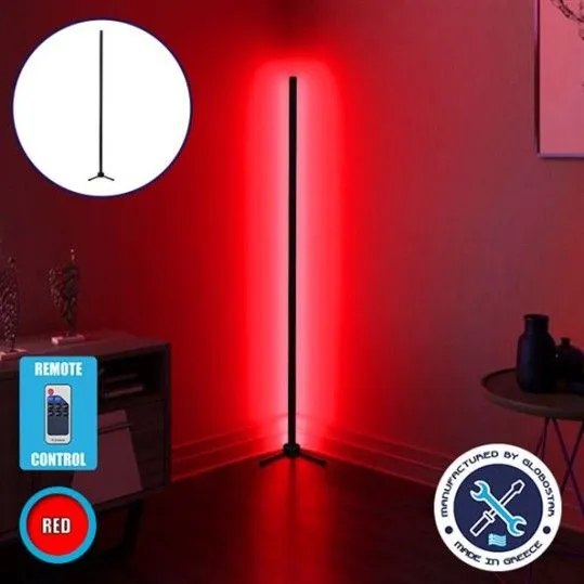 Minimal Επιδαπέδιο Φωτιστικό 150cm LED Κόκκινο